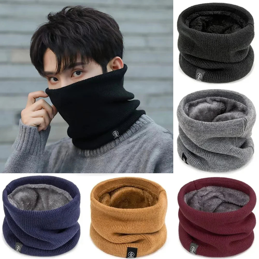 Unisex Knitted Neck Warmer – Winter Sports Scarf & Face Cover