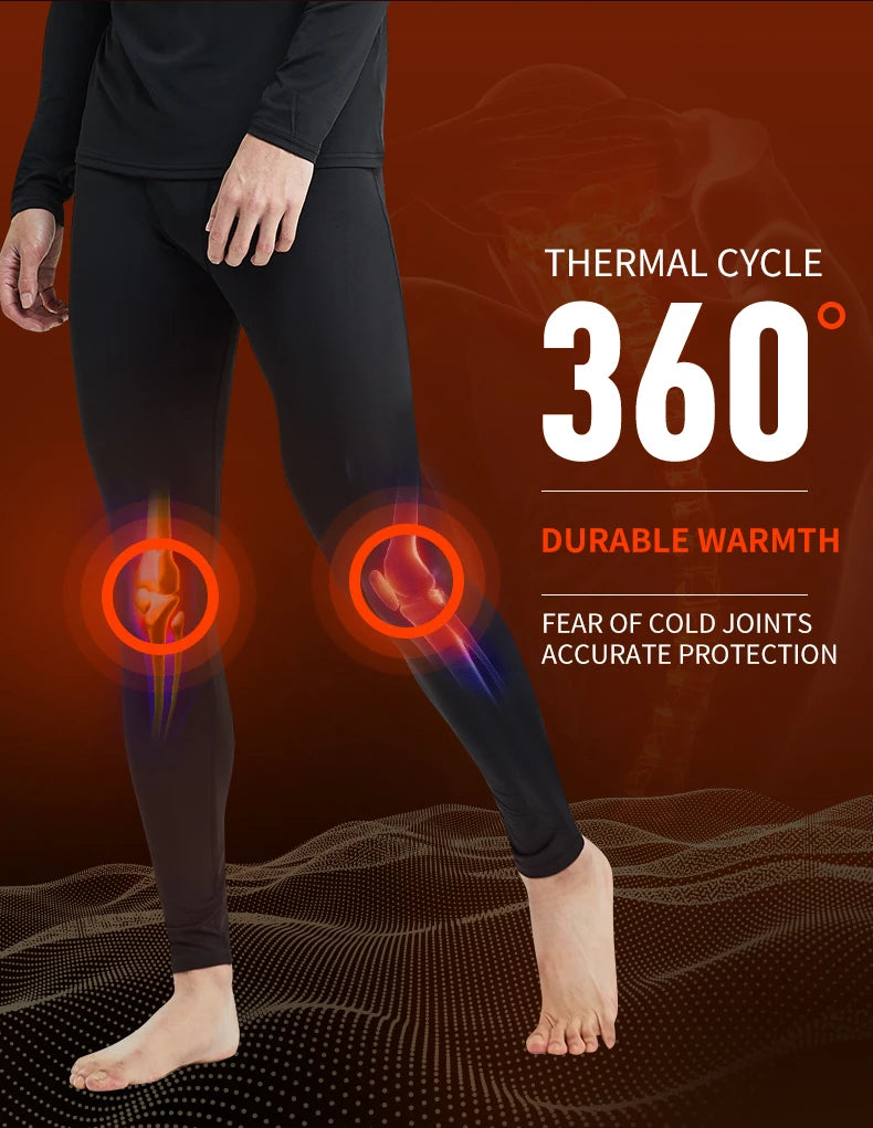 Men’s Warm Plush Pants – Winter Sports Bottoms Slim Fit