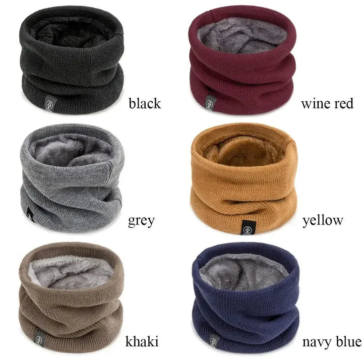 Unisex Knitted Neck Warmer – Winter Sports Scarf & Face Cover