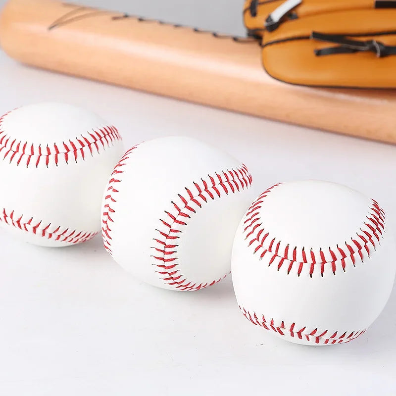 Handmade 9-Inch PVC Baseball – Training & Game Soft Bouncy Ball (1/3pcs)