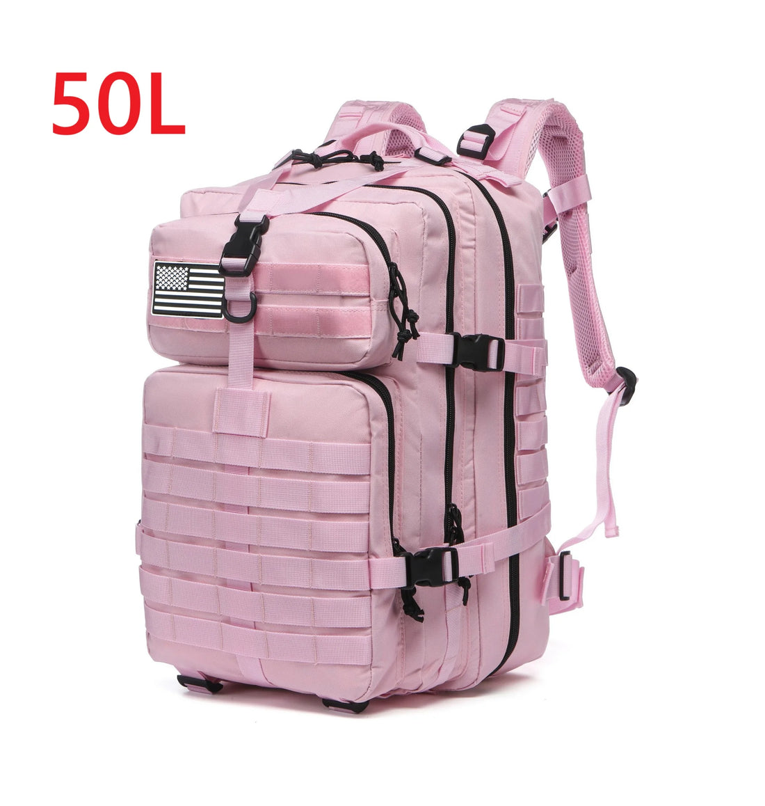 Tactical Nylon Backpack – 25L/50L Waterproof Outdoor Rucksack