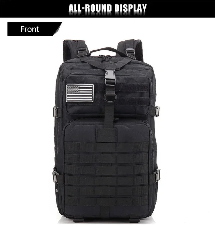 30/50L Tactical Backpack – Outdoor Survival & Hiking Molle Pack