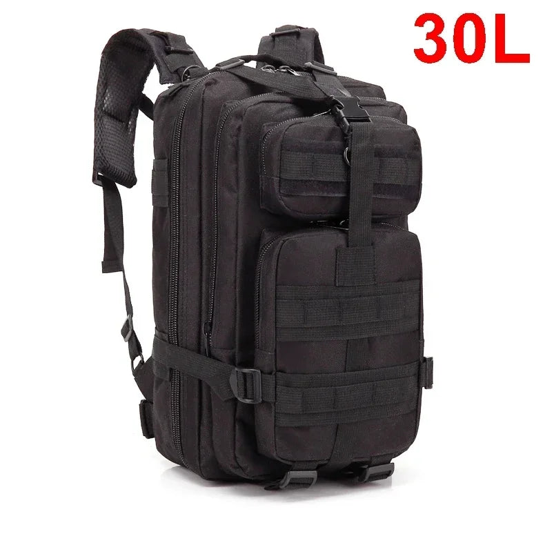 30/50L Tactical Backpack – Outdoor Survival & Hiking Molle Pack