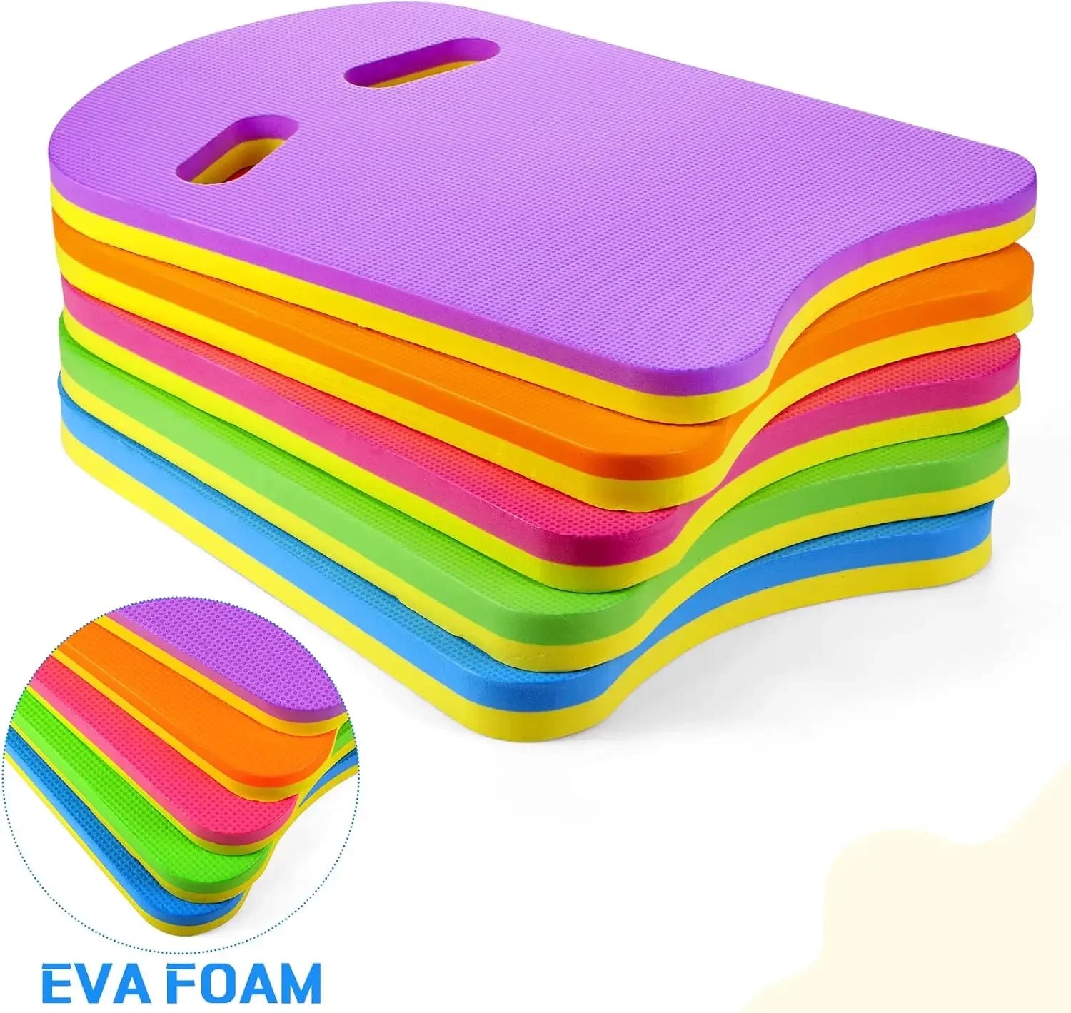 EVA Foam Swimming Kickboard – U-Shaped Training Float for Kids & Adults