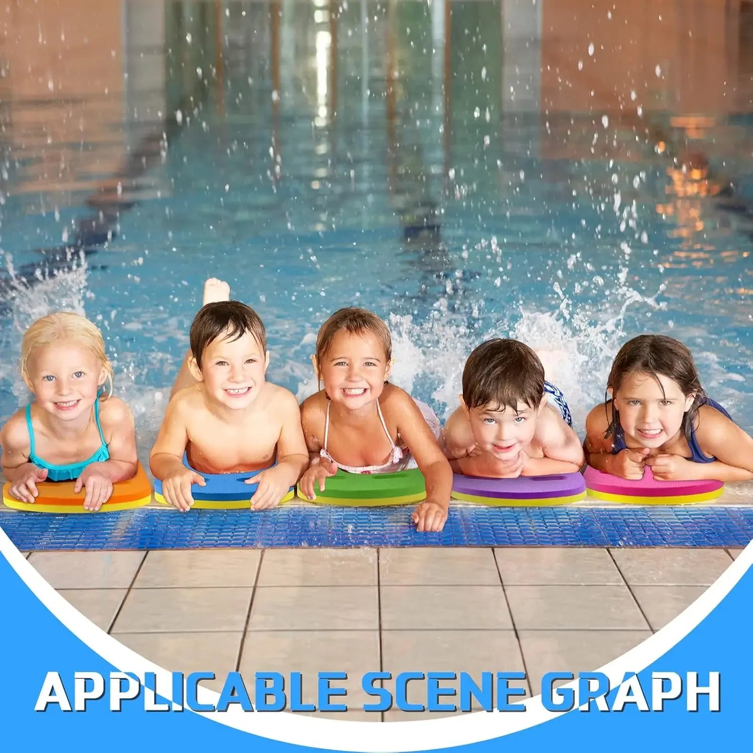 EVA Foam Swimming Kickboard – U-Shaped Training Float for Kids & Adults