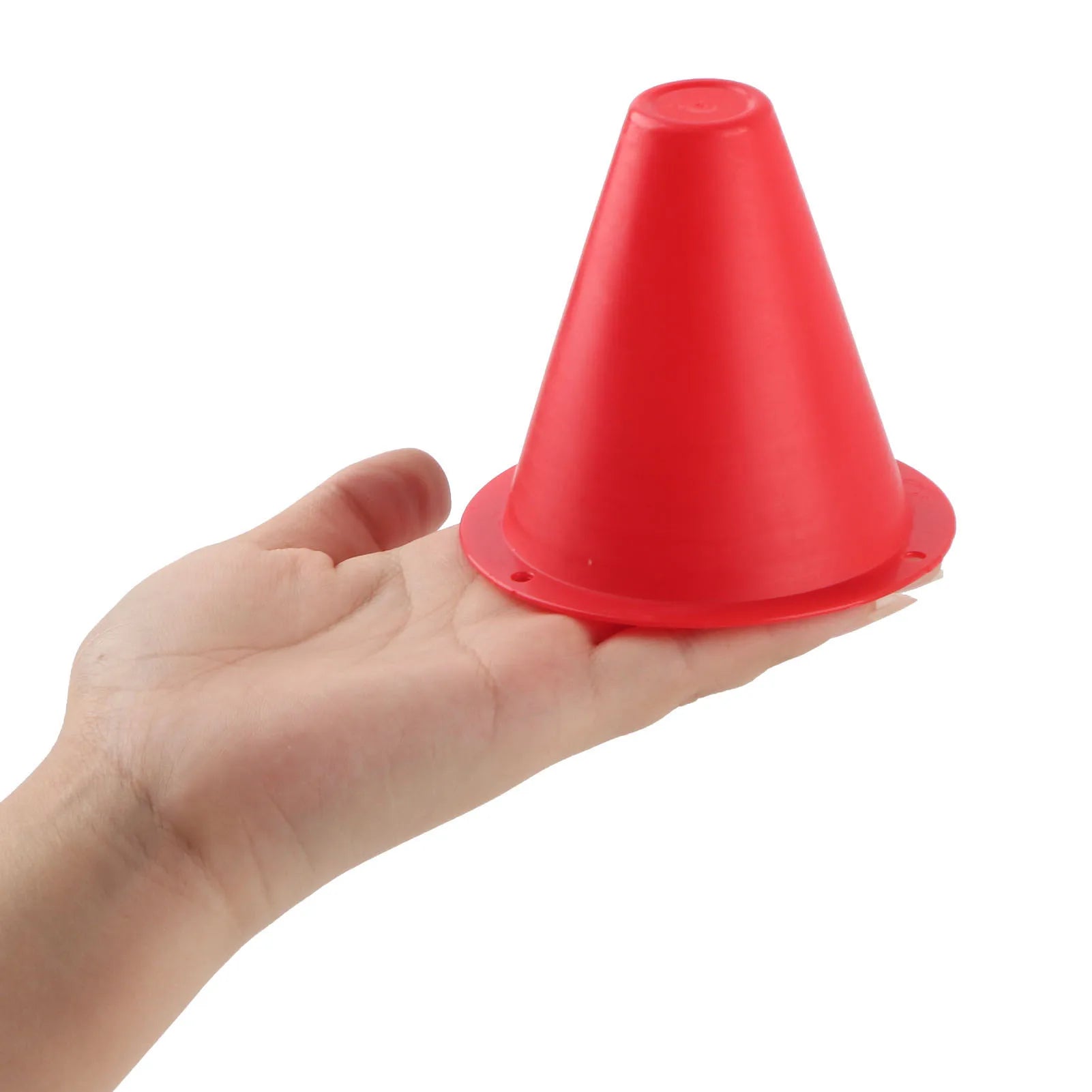 10Pcs Soccer Training Cones – Plastic Football Marker Barriers