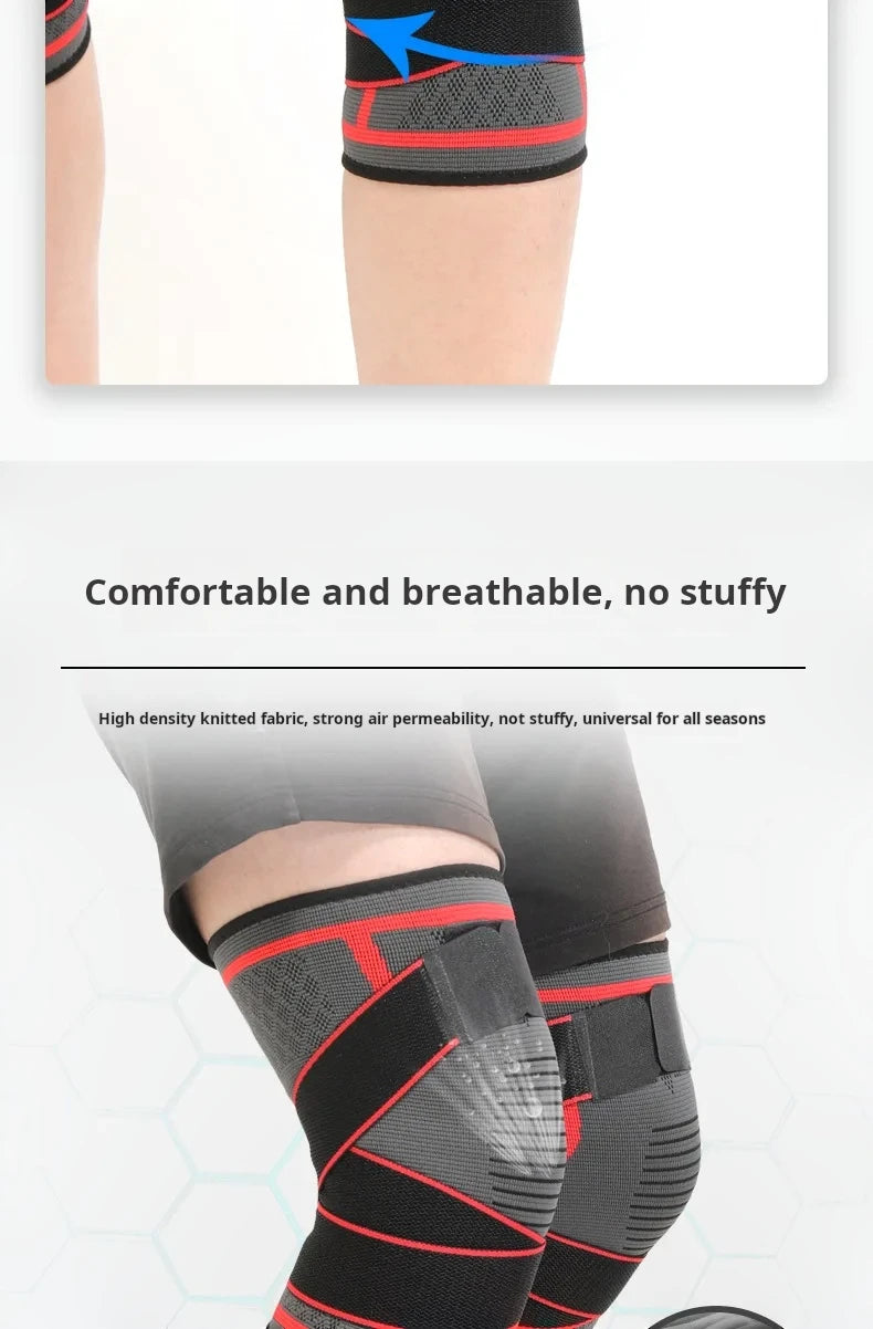 Nylon Sport Knee Pad – Compression Knee Brace for Running, Fitness & Sports