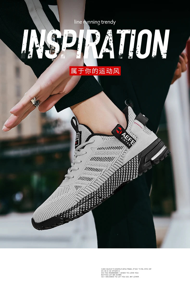 2024 Men’s Running Shoes – Breathable Lightweight Athletic Sneakers