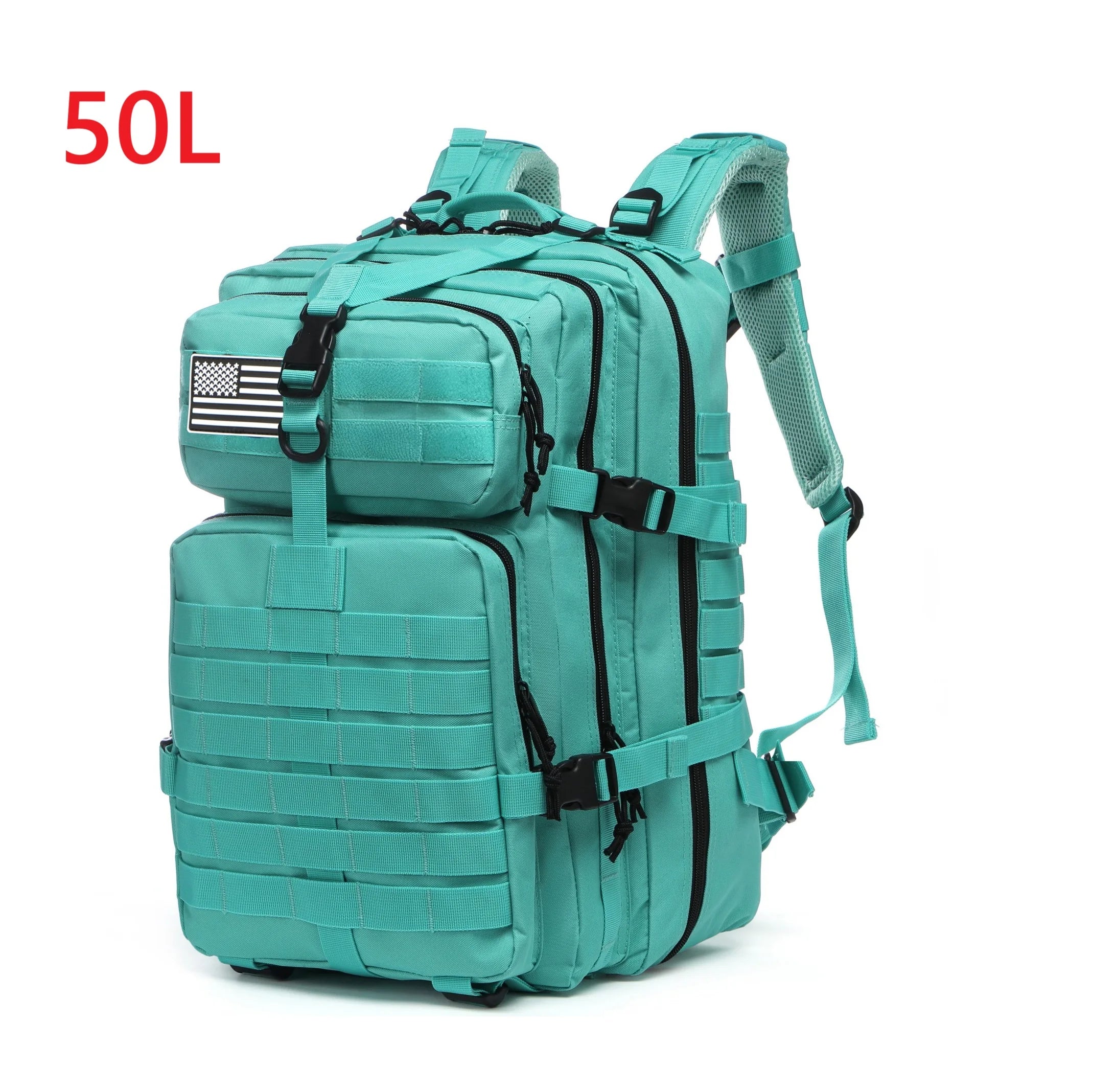 Tactical Nylon Backpack – 25L/50L Waterproof Outdoor Rucksack