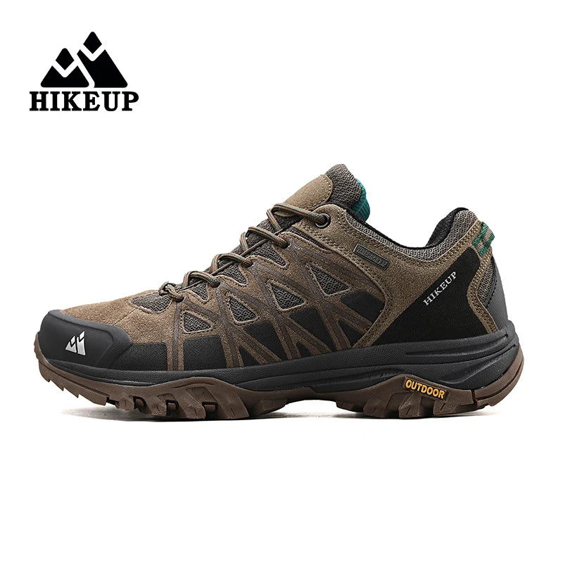 HIKEUP Men’s Hiking Shoes – Breathable Outdoor Trekking Sneakers