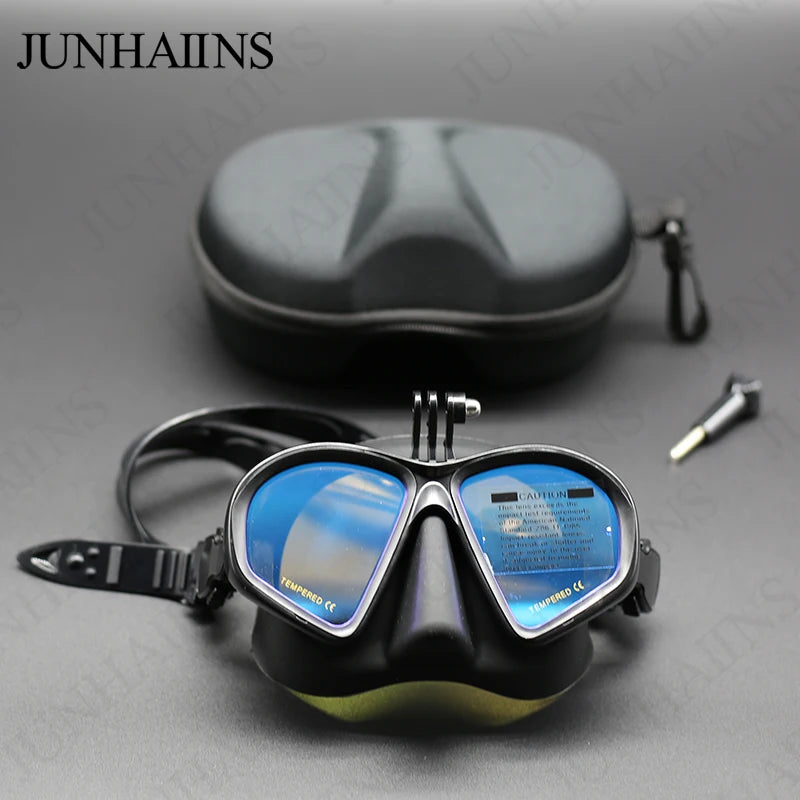 Wet GoPro Diving Mask – Low Volume Freedive Mask with Camera Mount