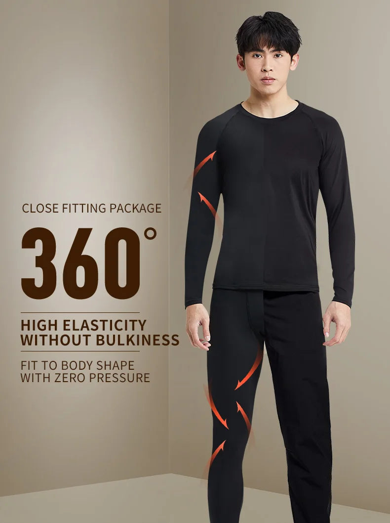 Men’s Warm Plush Pants – Winter Sports Bottoms Slim Fit