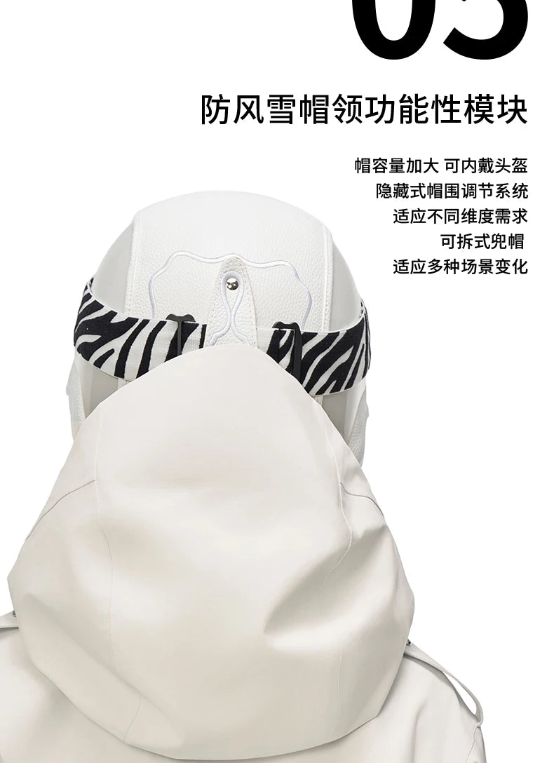 VECVEC Women’s Ski Jacket – Warm, Waterproof & Windproof Freestyle Coat