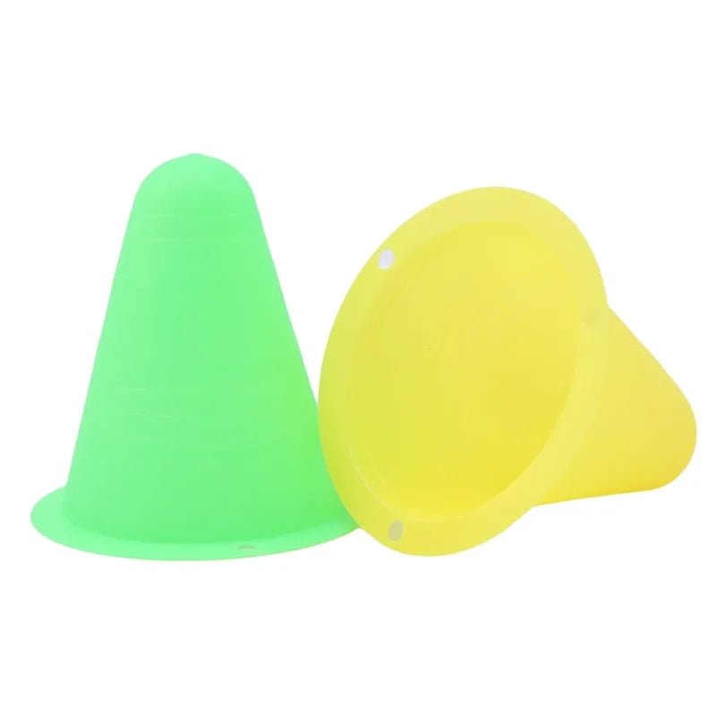 10PCS Football Training Marker Cones – Sports Practice Equipment