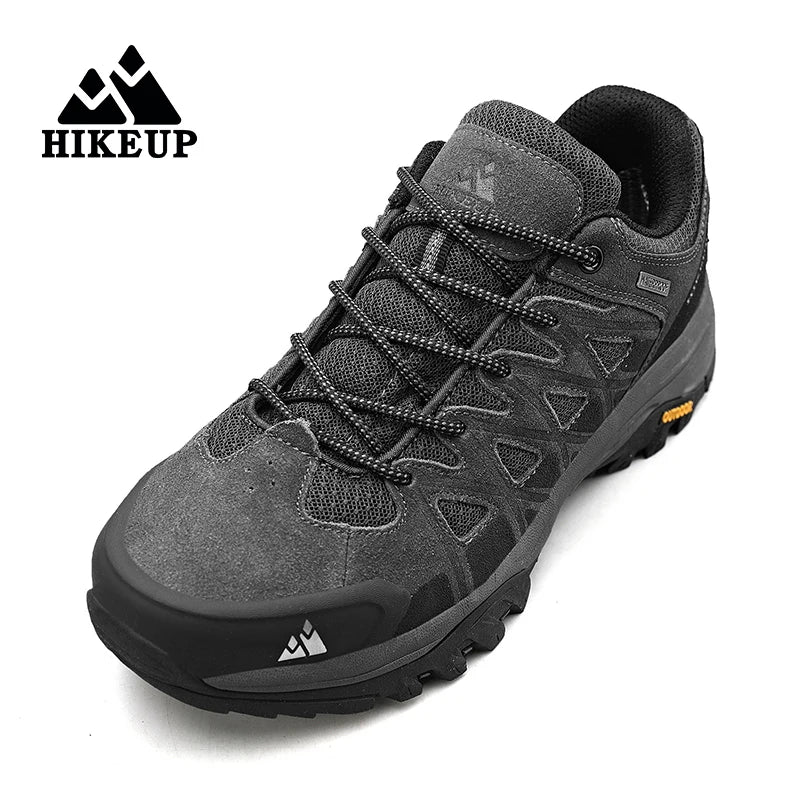 HIKEUP Men’s Hiking Shoes – Breathable Outdoor Trekking Sneakers