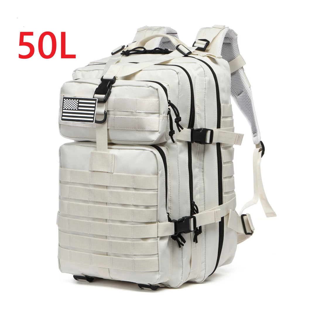 Tactical Nylon Backpack – 25L/50L Waterproof Outdoor Rucksack