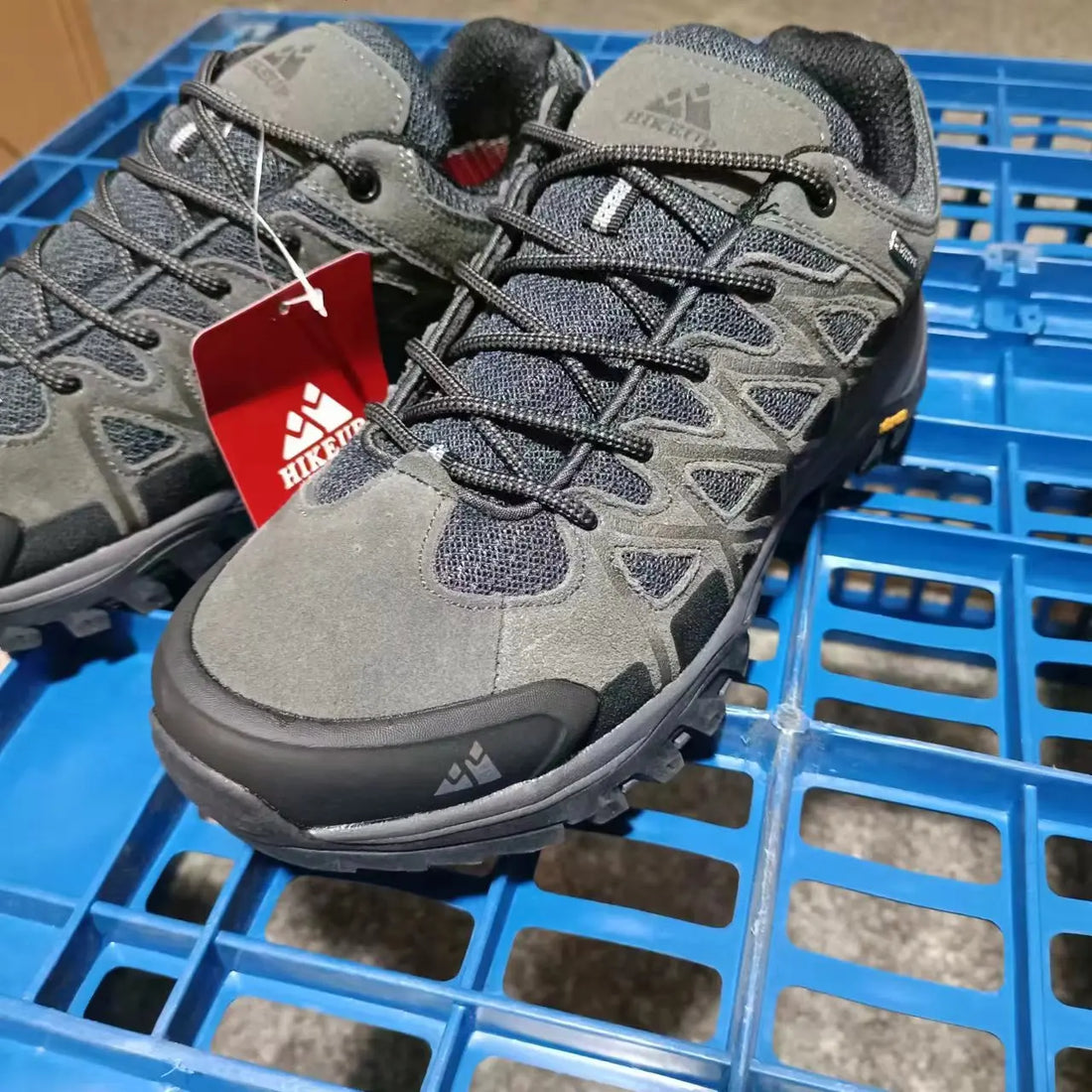 HIKEUP Men’s Hiking Shoes – Breathable Outdoor Trekking Sneakers