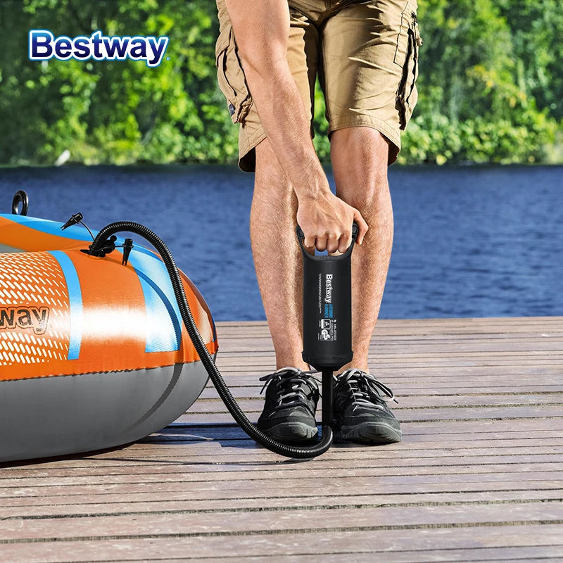 Bestway Inflatable Kayak – Heavy Duty PVC Rafting Boat for 1–3 Persons