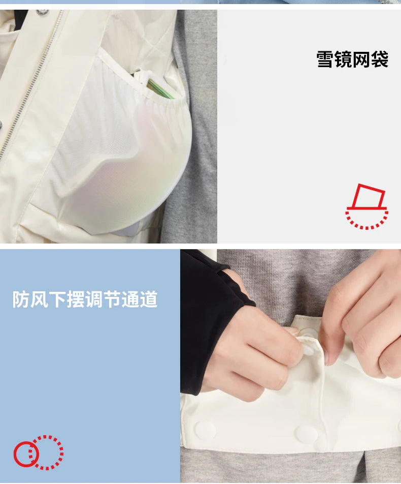 VECVEC Women’s Ski Jacket – Warm, Waterproof & Windproof Freestyle Coat