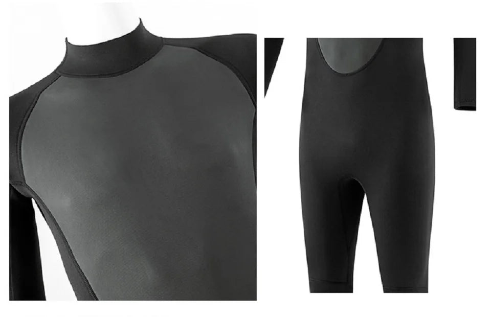 3mm/2mm Neoprene Wetsuit – Full Body Thermal Diving & Water Sports Suit