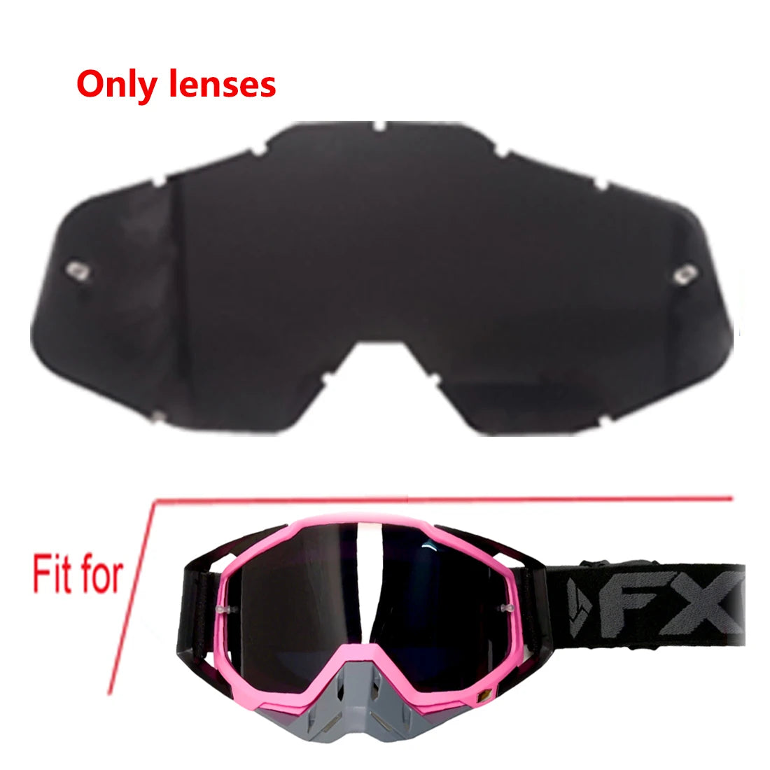 Winter Motocross & Ski Goggles – Windproof Cycling Racing Sports Glasses 2024