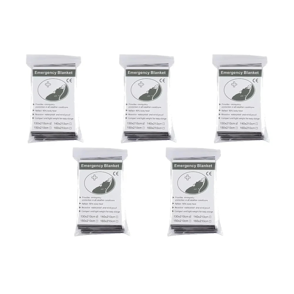 Emergency Survival Blanket – Waterproof & Windproof Thermal Foil Blanket