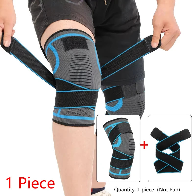 Nylon Sport Knee Pad – Compression Knee Brace for Running, Fitness & Sports