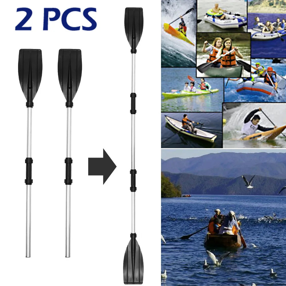 Aluminium Kayak Paddles – Adjustable Heavy Duty Detachable Oars for Inflatable Kayaks