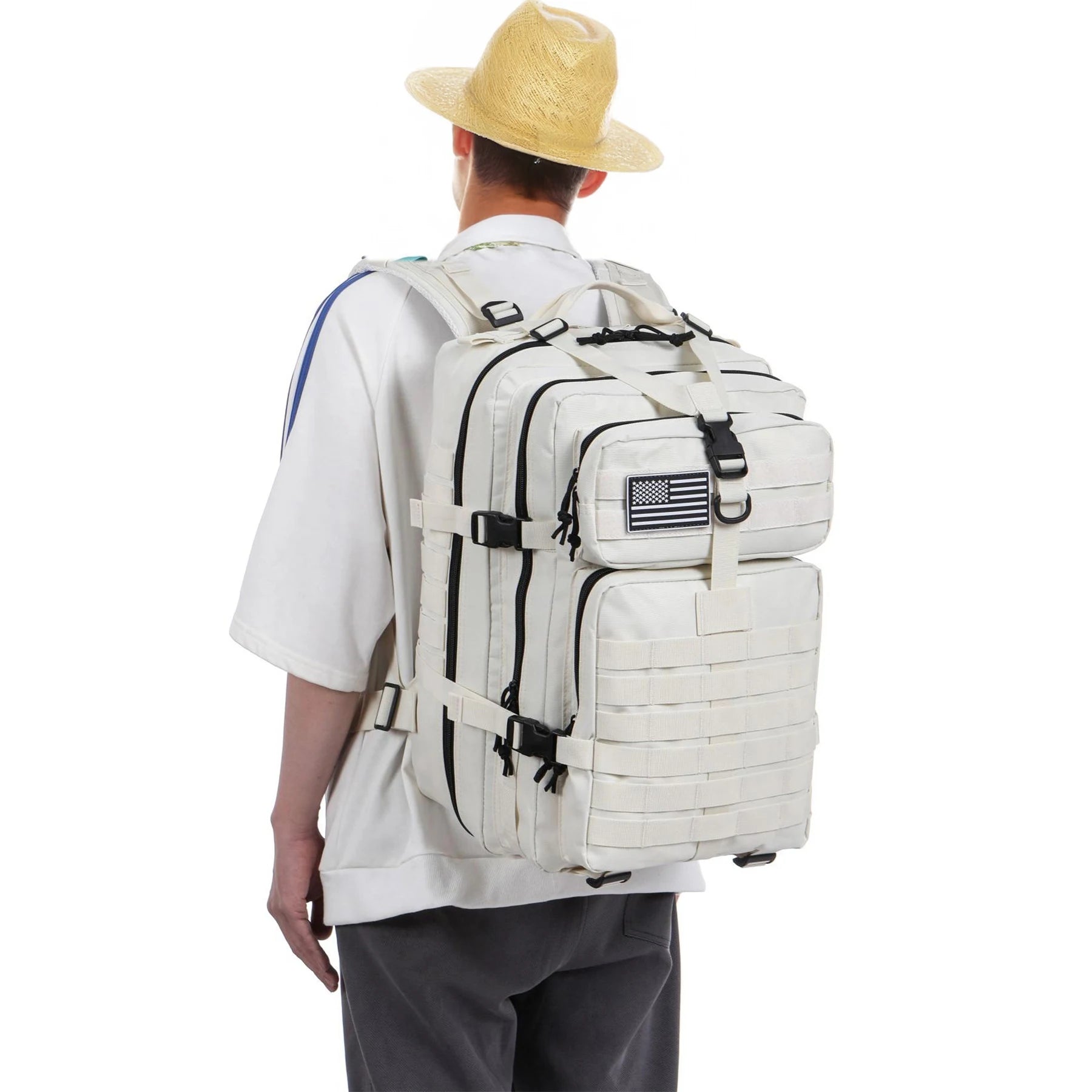 Tactical Nylon Backpack – 25L/50L Waterproof Outdoor Rucksack