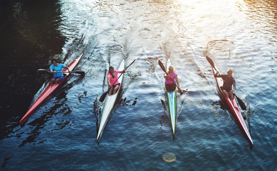 Aluminium Kayak Paddles – Adjustable Heavy Duty Detachable Oars for Inflatable Kayaks