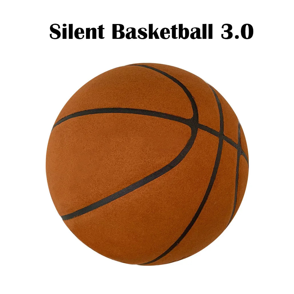 Silent Basketball – Airless Foam Indoor Training Ball, Quiet Dribbling, Size 5/6/7