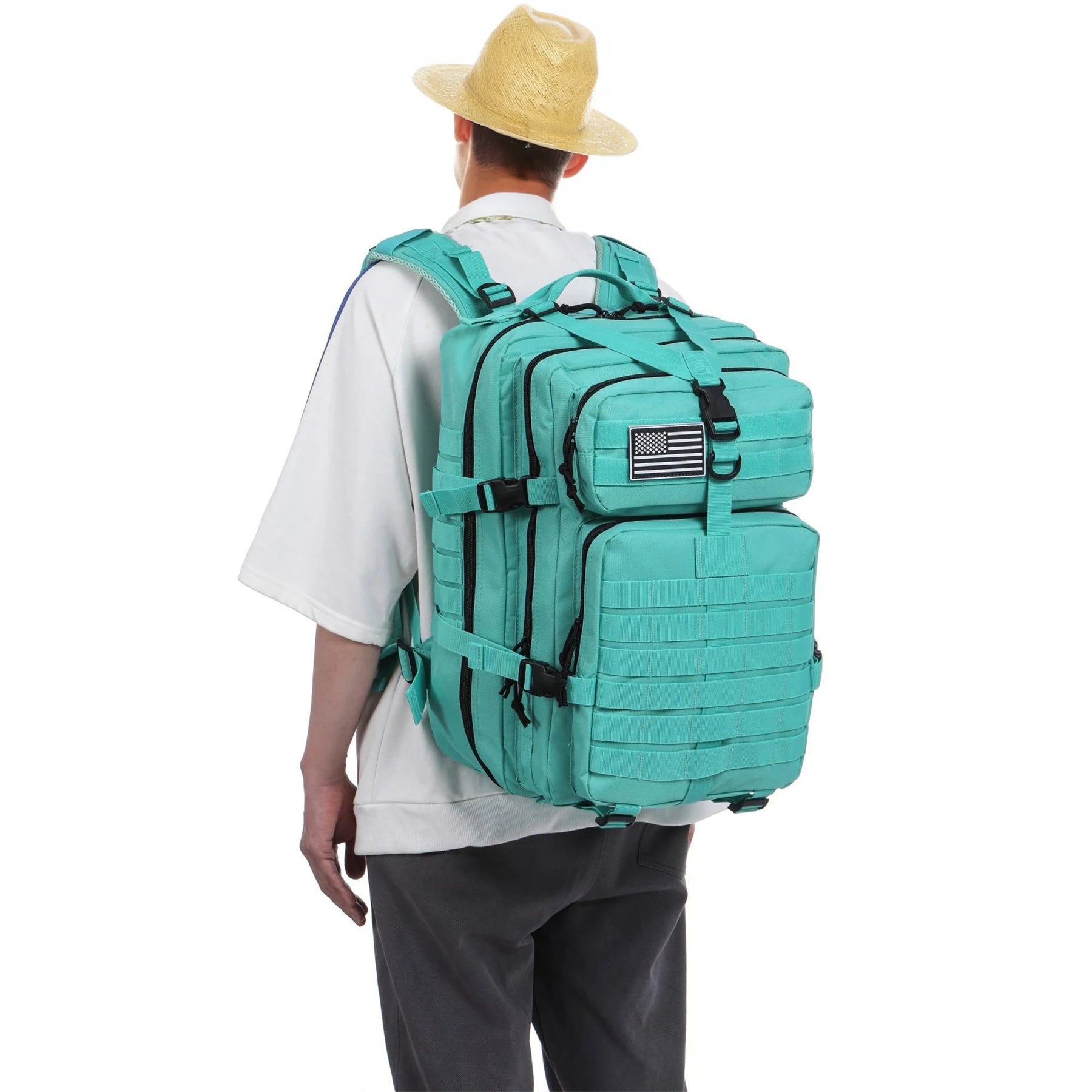 Tactical Nylon Backpack – 25L/50L Waterproof Outdoor Rucksack