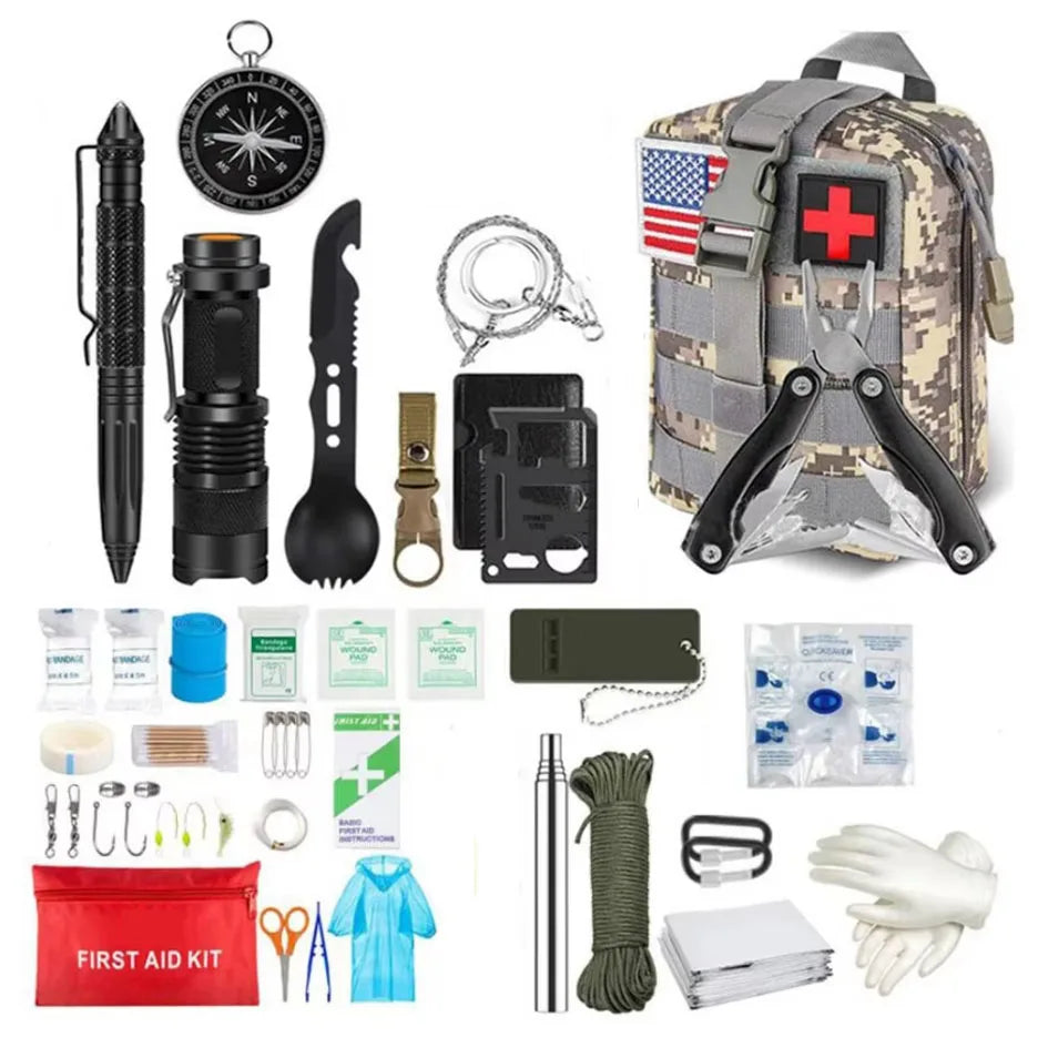 Survival First Aid Kit – Full Molle Emergency Trauma Bag