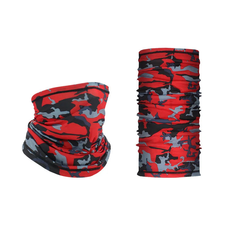 Outdoor Sport Bandana Neck Gaiter – Tactical Tube Scarf Face Cover