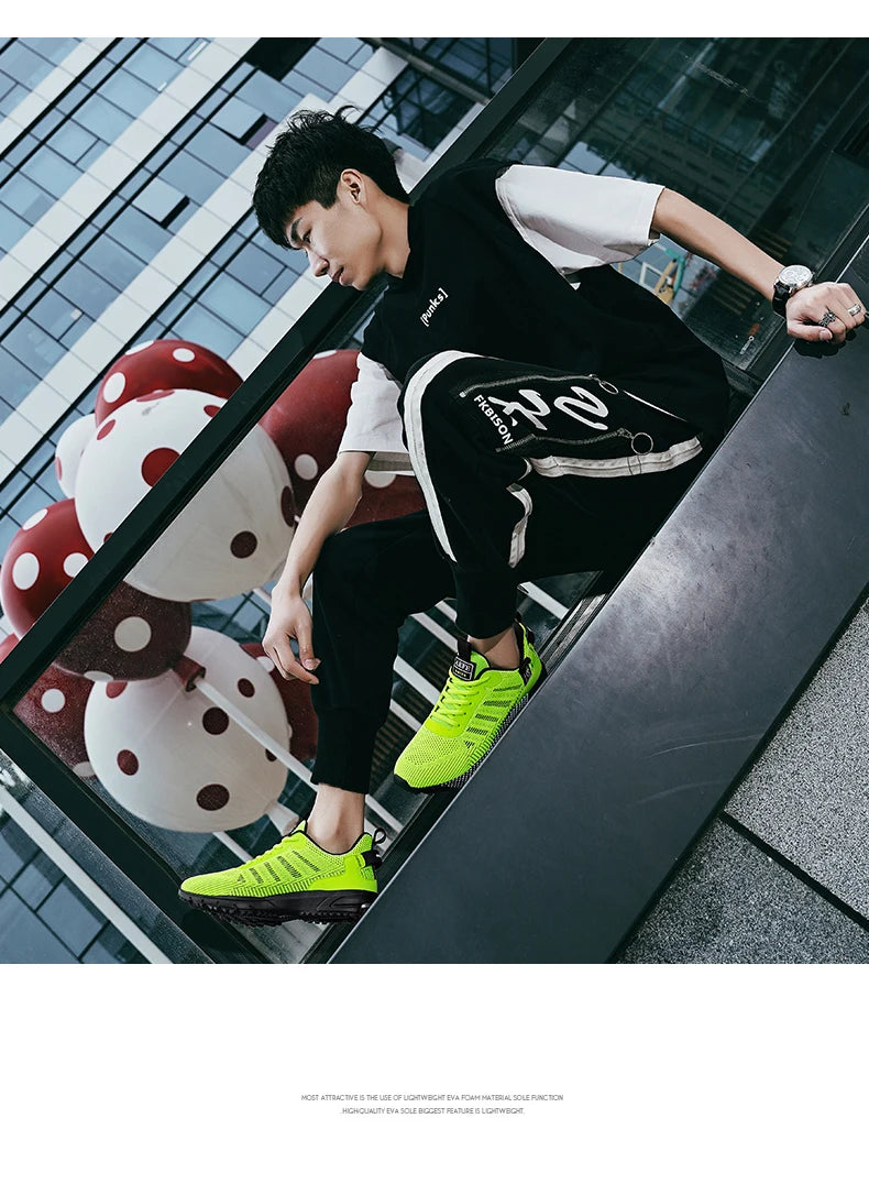 2024 Men’s Running Shoes – Breathable Lightweight Athletic Sneakers