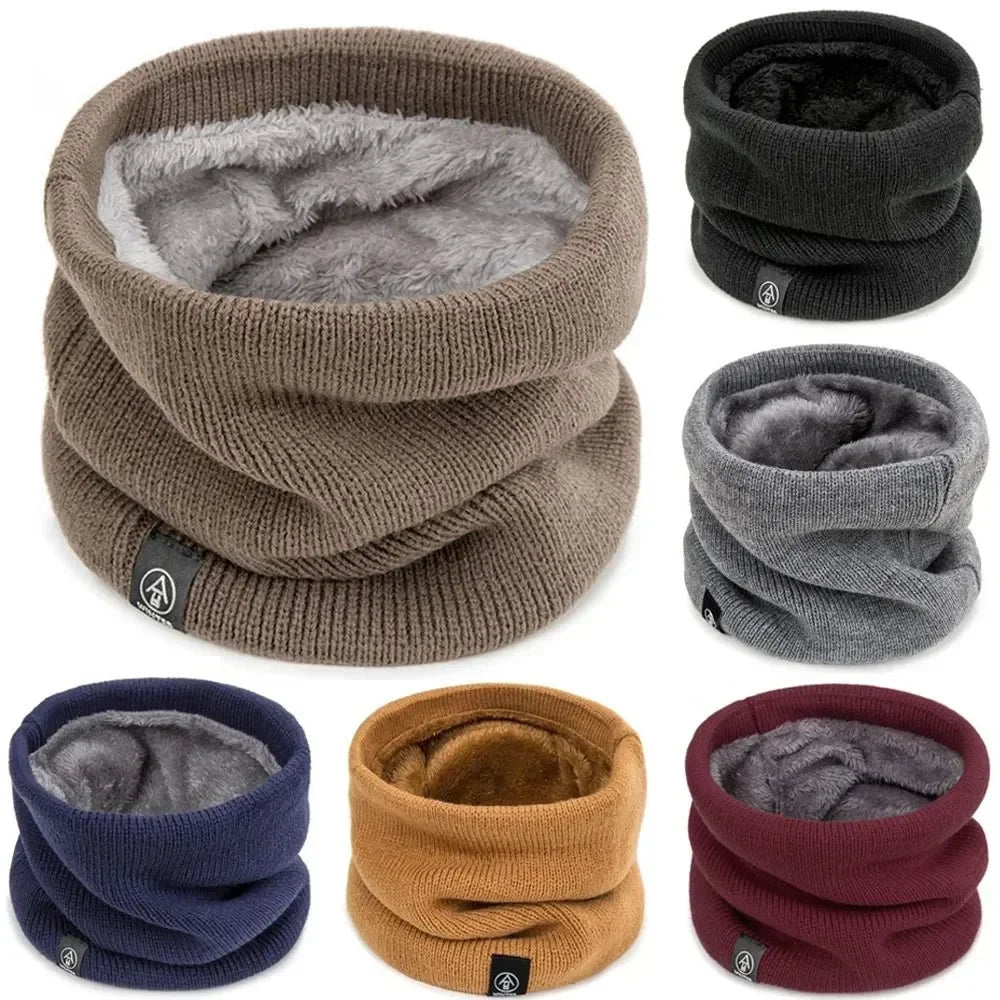 Unisex Knitted Neck Warmer – Winter Sports Scarf & Face Cover