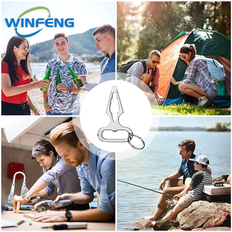 Multi-Functional EDC Survival Keychain