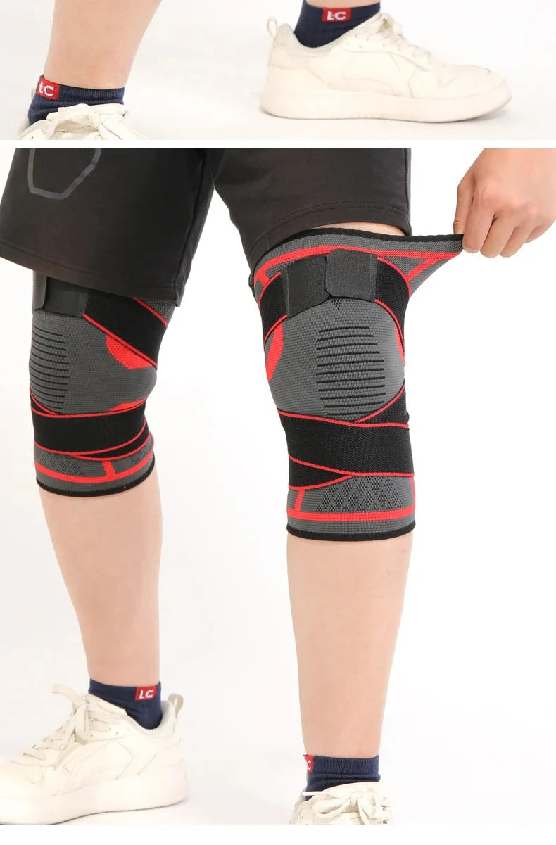 Nylon Sport Knee Pad – Compression Knee Brace for Running, Fitness & Sports
