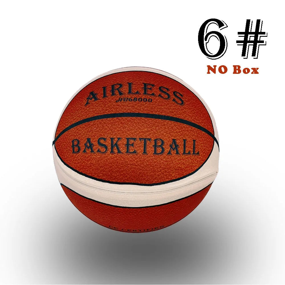 Silent Basketball – Airless Foam Indoor Training Ball, Quiet Dribbling, Size 5/6/7
