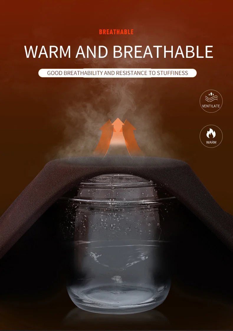 Men’s Warm Plush Pants – Winter Sports Bottoms Slim Fit