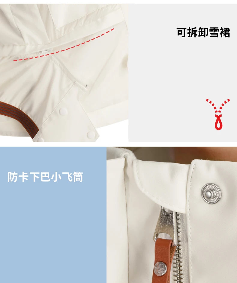 VECVEC Women’s Ski Jacket – Warm, Waterproof & Windproof Freestyle Coat